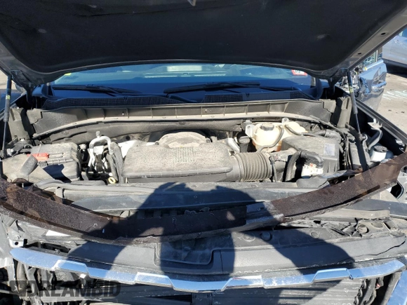 2021 Chevrolet Silverado 1500 LTZ with VIN 1GCUYGEDXMZ200545, listed as a Copart auction lot 43721165 with 58,623 mi miles and Salvage Title. Bid and sale history available at DreamBid. Image 11.