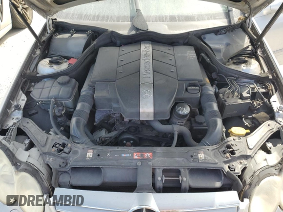 2005 Mercedes-Benz CLK-Class 3.2L with VIN WDBTK65J55F129432, listed as a Copart auction lot 74491374 with 0 mi miles and Non Repairable. Bid and sale history available at carsss.com. Image 11.