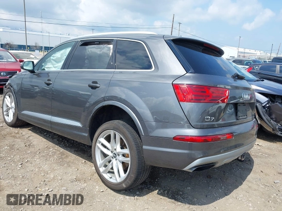 2018 Audi Q7 Prestige with VIN WA1VAAF75JD036199, listed as a IAAI auction lot 42557507 with 104,644 mi miles and . Bid and sale history available at DreamBid. Image 3.