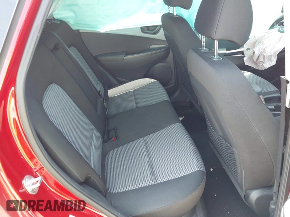 2021 Hyundai Kona SEL with VIN KM8K22AA8MU601480, listed as a IAAI auction lot 39589701 with 55,876 mi miles and . Bid and sale history available at carsss.com. Image 8.