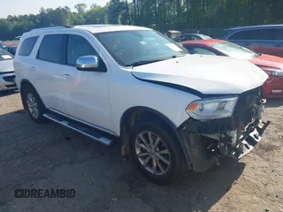 2018 Dodge Durango SXT with VIN 1C4RDJAG0JC291564, listed as a IAAI auction lot 42043171 with 88,921 mi miles and . Bid and sale history available at DreamBid. Image 1.
