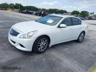 2010 Infiniti G37 Sedan x with VIN JN1CV6AR4AM459415, listed as a IAAI auction lot 42032627 with 216,776 mi miles. Bid and sale history available at carsss.com. Image 2.