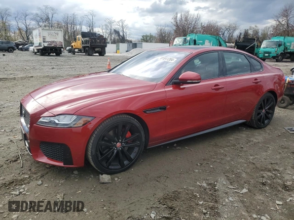 2016 Jaguar XF S with VIN SAJBM4BV6GCY16976, listed as a Copart auction lot 81841204 with 80,768 mi miles and Salvage Title. Bid and sale history available at carsss.com. Image 1.