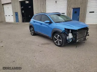 2018 Hyundai Kona Ultimate with VIN KM8K5CA57JU064659, listed as a Copart auction lot 82434424 with 128,659 mi miles and Salvage Title. Bid and sale history available at carsss.com. Image 12.