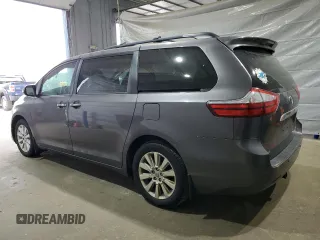 2015 Toyota Sienna Limited with VIN 5TDDK3DC4FS109455, listed as a Copart auction lot 59036135 with 121,250 mi miles and Salvage title. Bid and sale history available at DreamBid. Image 2.