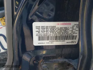 2005 Mitsubishi Montero LTD with VIN JA4MW51S55J001203, listed as a IAAI auction lot 41915695 with 211,868 mi miles. Bid and sale history available at carsss.com. Image 9.