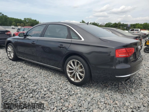 2012 Audi A8 with VIN WAURVAFD7CN026141, listed as a Copart auction lot 49532335 with 201,042 mi miles and Clean Title. Bid and sale history available at DreamBid. Image 2.