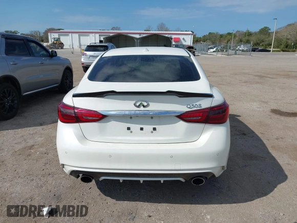 2020 Infiniti Q50 Luxe with VIN JN1EV7AP8LM200846, listed as a IAAI auction lot 41561135 with 45,569 mi miles and . Bid and sale history available at DreamBid. Image 17.