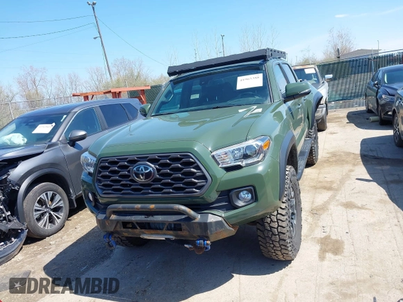 2021 Toyota Tacoma 4WD SR with VIN 3TMCZ5ANXMM382874, listed as a IAAI auction lot 41965388 with 62,178 mi miles. Bid and sale history available at carsss.com. Image 13.