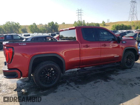 2022 GMC Sierra 1500 z VIN 1GTV9CET4NZ197774, wystawiony jako Copart lot #65208824 z przebiegiem 39 950 mil mil oraz Szkoda całkowita • Salvage title. Historia ofert i sprzedaży dostępna na DreamBid. Obrazek 3.