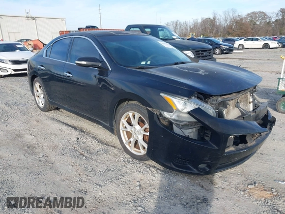 2012 Nissan Maxima SV with VIN 1N4AA5AP9CC869425, listed as a IAAI auction lot 41474671 with 106,024 mi miles and . Bid and sale history available at DreamBid. Image 1.