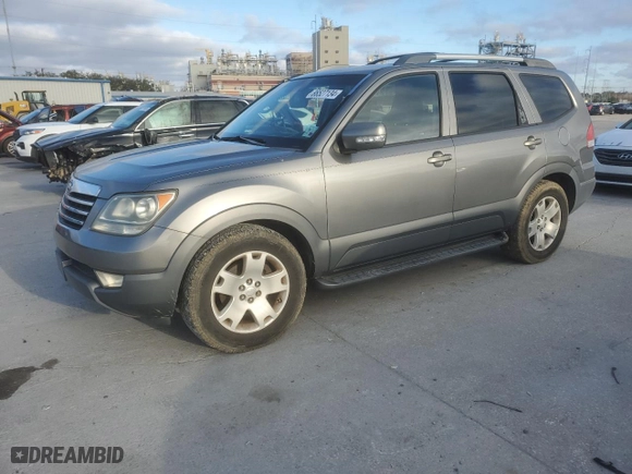 2009 Kia Borrego EX with VIN KNDJJ742995026585, listed as a Copart auction lot 86527134 with 203,848 mi miles and Clean Title. Bid and sale history available at carsss.com. Image 1.