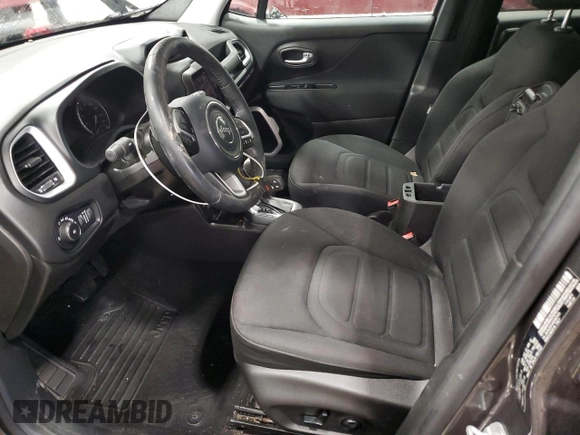 2021 Jeep Renegade Latitude with VIN ZACNJDB10MPM67416, listed as a Copart auction lot 41820515 with 36,119 mi miles and Non repairable. Bid and sale history available at DreamBid. Image 7.