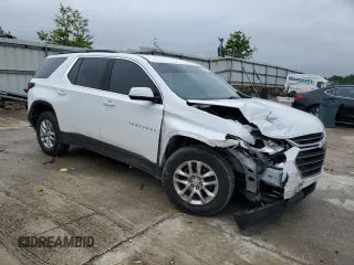 2020 Chevrolet Traverse LT Cloth z VIN 1GNERGKW7LJ317236, wystawiony jako Copart lot #58713465 z przebiegiem 79 070 mil mil oraz Szkoda całkowita • Salvage title. Historia ofert i sprzedaży dostępna na DreamBid. Obrazek 4.