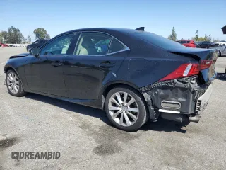 2015 Lexus IS 250 with VIN JTHBF1D23F5044819, listed as a Copart auction lot 61185585 with 183,836 mi miles and Salvage title. Bid and sale history available at DreamBid. Image 2.