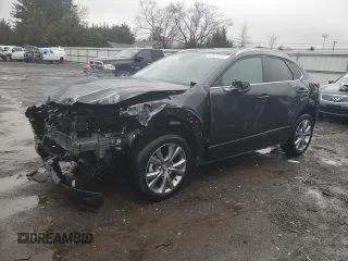 2023 Mazda CX-30 2.5 S Premium Package with VIN 3MVDMBDM1PM509079, listed as a Copart auction lot 46620715 with 27,803 mi miles and Salvage Title. Bid and sale history available at carsss.com. Image 1.