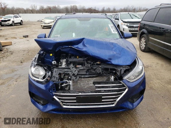 2021 Hyundai Accent SE with VIN 3KPC24A64ME139546, listed as a Copart auction lot 76922743 with 18,962 mi miles. Bid and sale history available at carsss.com. Image 5.