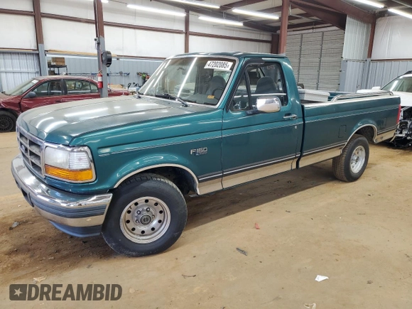 1996 Ford F-150 with VIN 1FTEF15N6TLB71479, listed as a Copart auction lot 47202085 with 161,072 mi miles and Salvage title. Bid and sale history available at DreamBid. Image 1.