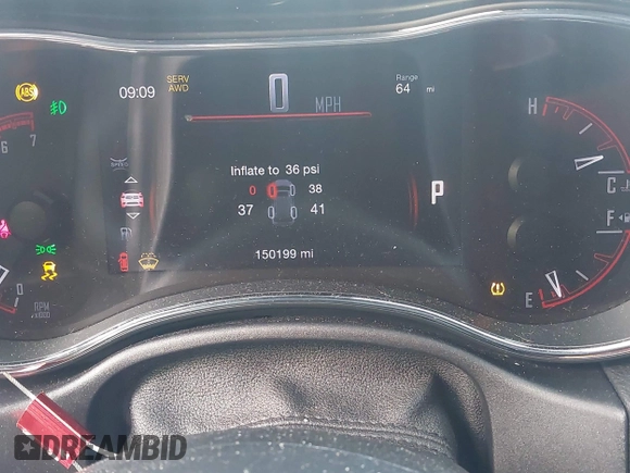 2017 Dodge Durango R/T with VIN 1C4SDJCT6HC691652, listed as a IAAI auction lot 41542628 with 150,199 mi miles and . Bid and sale history available at DreamBid. Image 7.