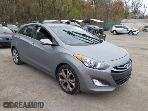 2014 Hyundai Elantra GT with VIN KMHD35LH6EU165019, listed as a IAAI auction lot 42016057 with 121,794 mi miles. Bid and sale history available at carsss.com. Image 1.