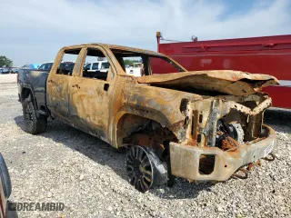 2021 GMC Sierra 2500HD AT4 with VIN 1GT49PEY3MF130131, listed as a Copart auction lot 60839854 with 0 mi miles and Non Repairable. Bid and sale history available at carsss.com. Image 4.