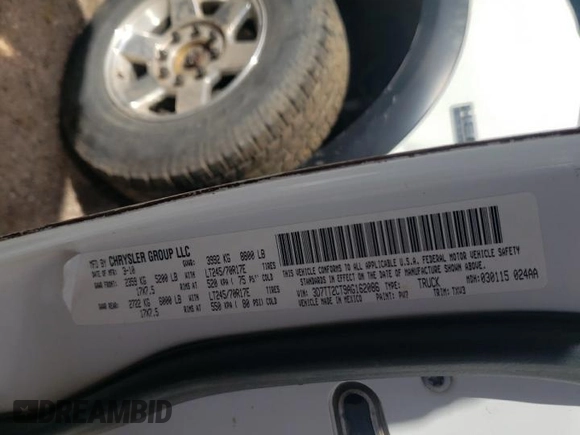 2010 Dodge 2500 ST with VIN 3D7TT2CT9AG162086, listed as a Copart auction lot 50530185 with 199,748 mi miles and Salvage Title. Bid and sale history available at DreamBid. Image 14.
