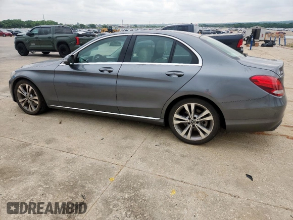 2017 Mercedes-Benz C 300 with VIN 55SWF4JB0HU231721, listed as a Copart auction lot 59524015 with 103,995 mi miles and Salvage title. Bid and sale history available at DreamBid. Image 2.