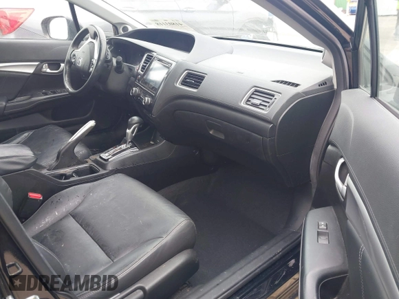 2015 Honda Civic Sedan EX-L with VIN 19XFB2F95FE047952, listed as a IAAI auction lot 41803118 with 1 mi miles. Bid and sale history available at carsss.com. Image 5.