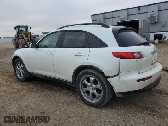 2003 Infiniti FX Options with VIN JNRAS08W13X200291, listed as a Copart auction lot 48316235 with 121,134 mi miles and Non Repairable. Bid and sale history available at DreamBid. Image 2.
