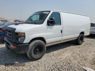 2009 Ford Econoline Cargo Commercial with VIN 1FTSS34LX9DA22120, listed as a Copart auction lot 65132344 with 229,681 mi miles and Salvage Title. Bid and sale history available at carsss.com. Image 1.