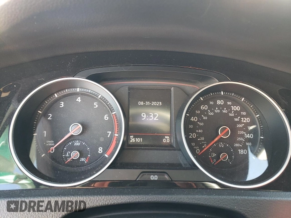 2020 Volkswagen Golf GTI S with VIN 3VW6T7AU6LM011286, listed as a Copart auction lot 66074863 with 26,101 mi miles. Bid and sale history available at carsss.com. Image 9.