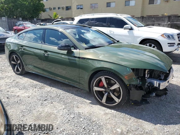 2022 Audi A5 Sportback S line Premium Plus with VIN WAUFACF50NA040198, listed as a Copart auction lot 55661703 with 5,118 mi miles. Bid and sale history available at carsss.com. Image 4.