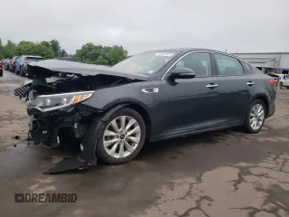 2016 Kia Optima EX with VIN 5XXGU4L34GG097552, listed as a Copart auction lot 60397645 with 78,467 mi miles and Salvage title. Bid and sale history available at DreamBid. Image 1.