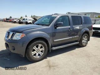 2011 Nissan Pathfinder LE with VIN 5N1AR1NN6BC633653, listed as a Copart auction lot 62021675 with 93,214 mi miles and Salvage title. Bid and sale history available at DreamBid. Image 1.