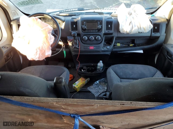 2019 Ram ProMaster Cargo Van with VIN 3C6TRVBG5KE549740, listed as a Copart auction lot 84484284 with 0 mi miles and Salvage Title. Bid and sale history available at carsss.com. Image 8.