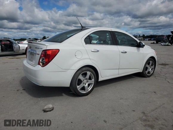 2014 Chevrolet Sonic LTZ z VIN 1G1JE5SB3E4191729, wystawiony jako Copart lot #59054185 z przebiegiem 138 868 mil mil oraz Czysty tytuł • Clean title. Historia ofert i sprzedaży dostępna na DreamBid. Obrazek 3.