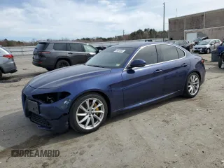 2018 Alfa Romeo Giulia with VIN ZARFAEDN7J7590223, listed as a Copart auction lot 49301005 with 113,535 mi miles and Salvage Title. Bid and sale history available at carsss.com. Image 1.