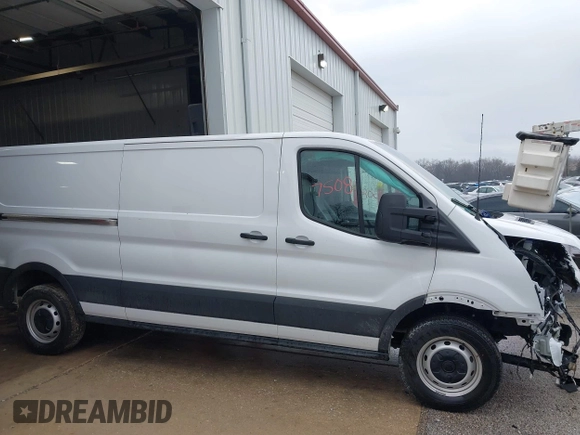 2023 Ford Transit Cargo with VIN 1FTBR1Y87PKA20405, listed as a IAAI auction lot 41907508 with 26,846 mi miles and . Bid and sale history available at DreamBid. Image 14.