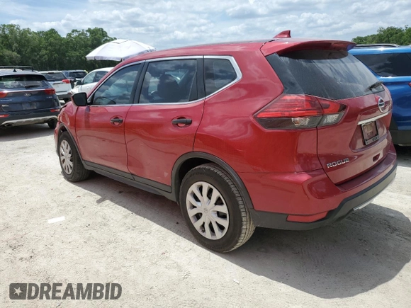 2017 Nissan Rogue SL with VIN JN8AT2MT5HW135483, listed as a Copart auction lot 55339795 with 101,820 mi miles and Non Repairable. Bid and sale history available at DreamBid. Image 2.