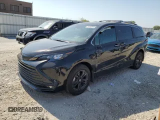 2024 Toyota Sienna LE with VIN 5TDCSKFC7RS130811, listed as a Copart auction lot 75768254 with 7,656 mi miles and Salvage Title. Bid and sale history available at carsss.com. Image 1.