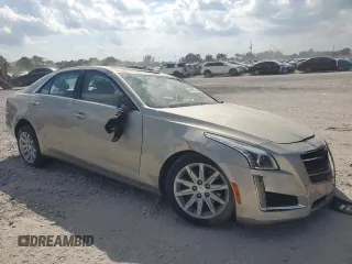 2015 Cadillac CTS Luxury RWD with VIN 1G6AR5SXXF0125522, listed as a Copart auction lot 49418515 with 75,331 mi miles and Salvage Title. Bid and sale history available at DreamBid. Image 4.