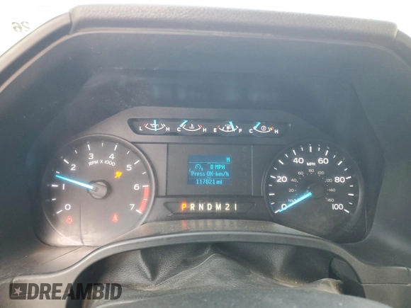 2019 Ford F-250 XL with VIN 1FD7W2A67KEF85513, listed as a Copart auction lot 59395015 with 117,821 mi miles and Salvage title. Bid and sale history available at DreamBid. Image 9.
