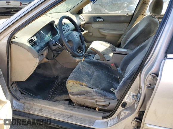 1997 Honda Accord Value with VIN 1HGCD5683VA171467, listed as a Copart auction lot 66351414 with 350,770 mi miles and Salvage Title. Bid and sale history available at carsss.com. Image 7.