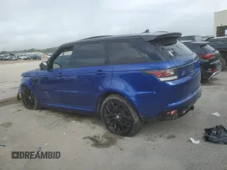 2016 Land Rover Range Rover Sport SVR with VIN SALWZ2EF4GA103637, listed as a Copart auction lot 72768934 with 106,690 mi miles and Salvage title. Bid and sale history available at DreamBid. Image 2.