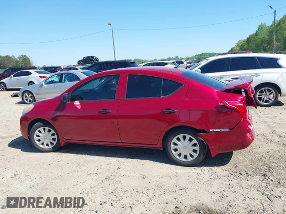 2014 Nissan Versa SV with VIN 3N1CN7AP3EL847465, listed as a IAAI auction lot 41988411 with 128,773 mi miles. Bid and sale history available at carsss.com. Image 14.