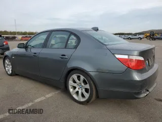2007 BMW 5 Series 550i with VIN WBANB53507CP06606, listed as a Copart auction lot 50882285 with 127,910 mi miles and Clean Title. Bid and sale history available at DreamBid. Image 2.