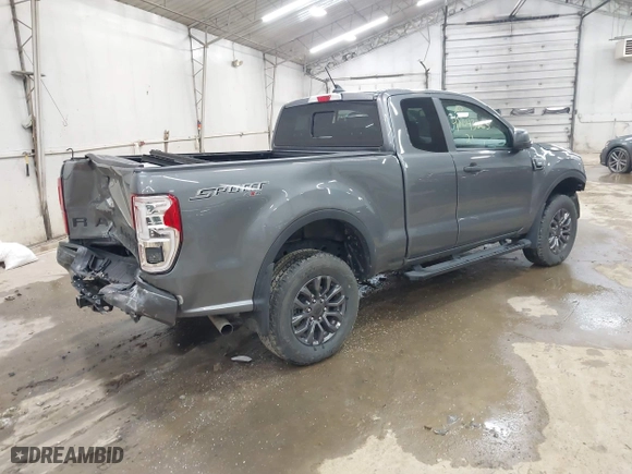 2021 Ford Ranger XL with VIN 1FTER1FH1MLD84759, listed as a IAAI auction lot 42043263 with 8,874 mi miles. Bid and sale history available at carsss.com. Image 4.
