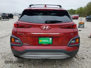 2021 Hyundai Kona Ultimate with VIN KM8K53A55MU609472, listed as a Copart auction lot 84426934 with 43,071 mi miles and Salvage Title. Bid and sale history available at carsss.com. Image 6.
