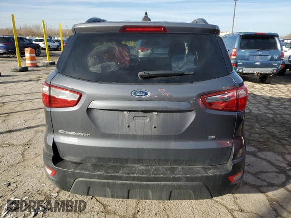 2021 Ford EcoSport SE with VIN MAJ3S2GE4MC440737, listed as a Copart auction lot 44346465 with 51,348 mi miles and Salvage Title. Bid and sale history available at carsss.com. Image 6.