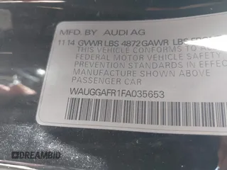 2015 Audi S5 Premium Plus z VIN WAUGGAFR1FA035653, wystawiony jako IAAI lot #42054212 z przebiegiem 133 572 mil mil oraz . Historia ofert i sprzedaży dostępna na DreamBid. Obrazek 9.